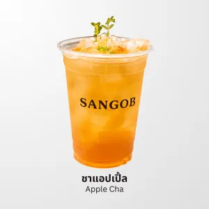 ชาแอปเปิ้ล SANGOB สงบ คาเฟ่อุบล