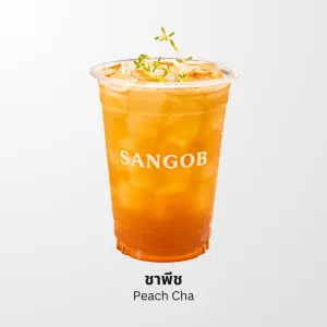 ชาพีช SANGOB สงบ คาเฟ่อุบล