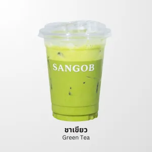 ชาเขียว SANGOB สงบ คาเฟ่อุบล